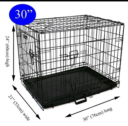 Dog cage pet - puppy, metal