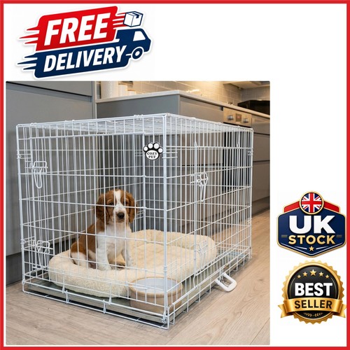 Folding dog crate with - folding,