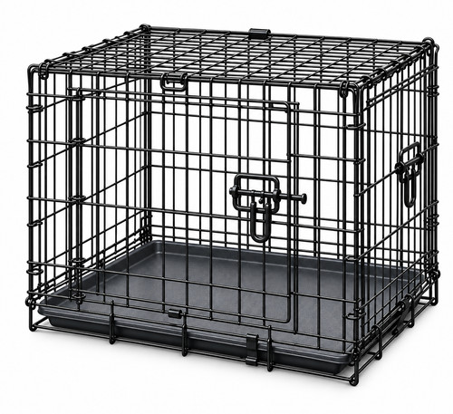 Foldable black dog - foldable,