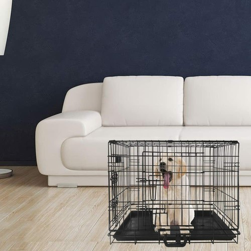 Dog cage heavy duty black - dog,