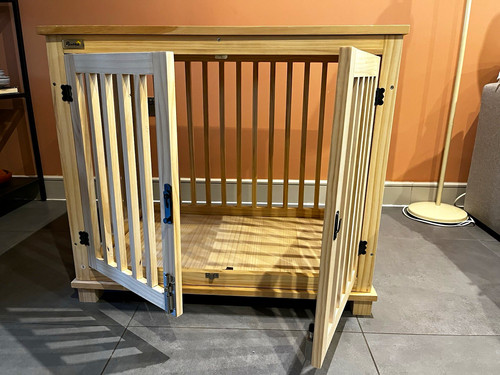 Wooden dog crate standard - crate,