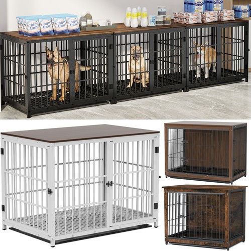 Xxl large wooden dog crate - wooden,