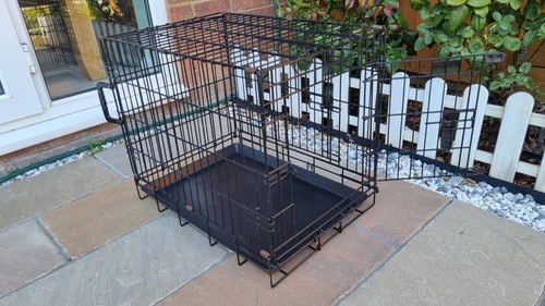 Metal dog crate 61cm - metal, small