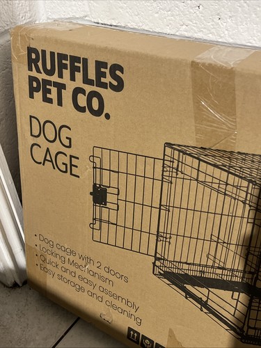 Metal dog cage - dog, training